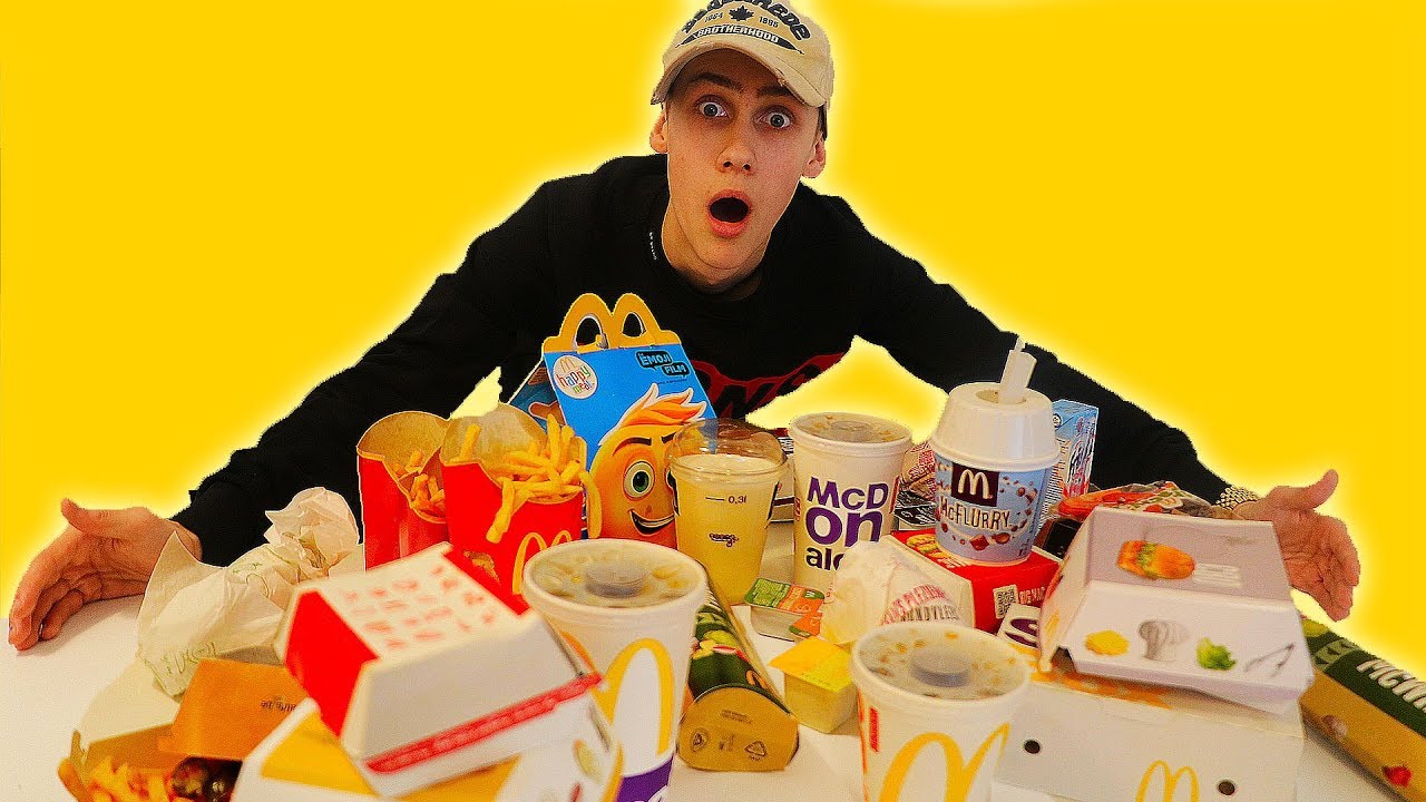 HET HELE MENU VAN MAC DONALDS BESTELLEN!