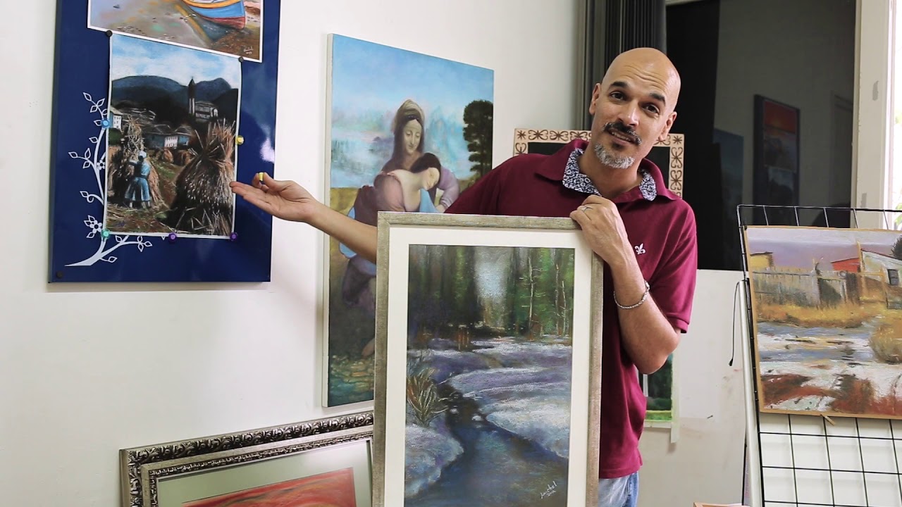 COMO EMOLDURAR SUAS OBRAS EM GIZ PASTEL SECO