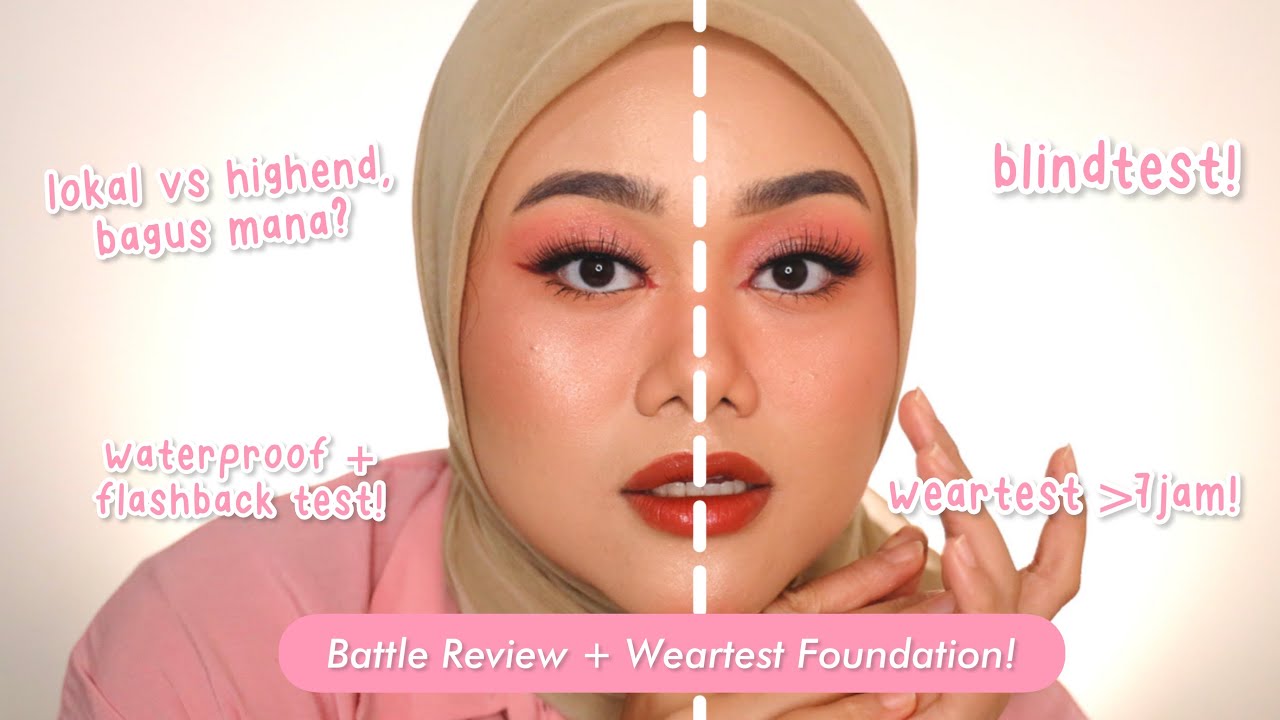 BATTLE FOUNDATION LOCAL VS HI-END (BLIND AND WEAR TEST!!!)