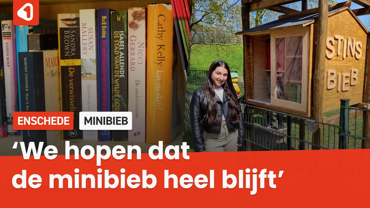 Nieuwe minibieb geopend in de Bothoven: 'Als iemand erop klimt dan gaat hij nat'