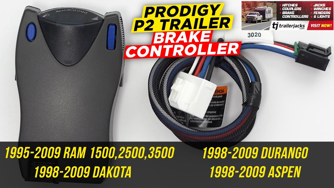 Prodigy P2 Trailer Brake Controller For 1995-09 Dodge Ram 1500 2500 3500 98-09 Durango 97-11 Dakota