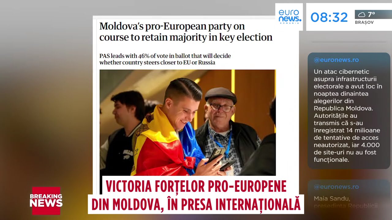 Victoria pro-europenilor din Republica Moldova, subiect central &icirc;n presa internațională