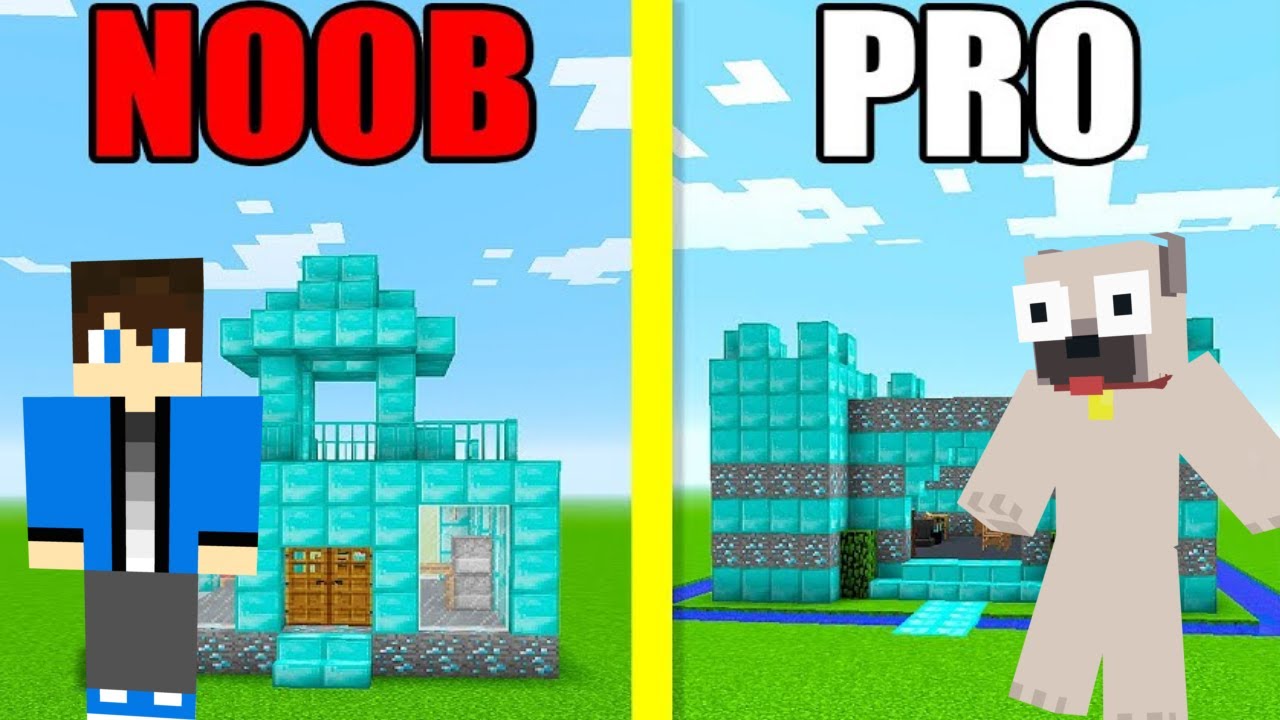 NOOB VS PRO VIDEÓS VÁR A MINECRAFTBAN!