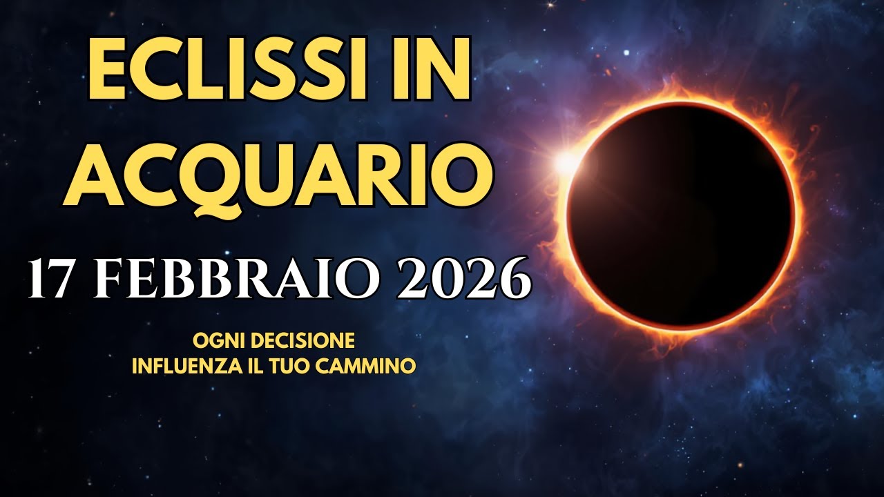ECLISSI SOLARE: IL DESTINO CAMBIA ROTTA ORA 🌑 (17 FEB)