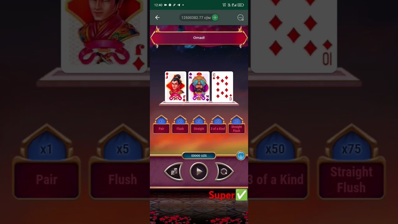 INDIAN POKER 😱✅💵. #1xbetgames #linebet #indianx75poker