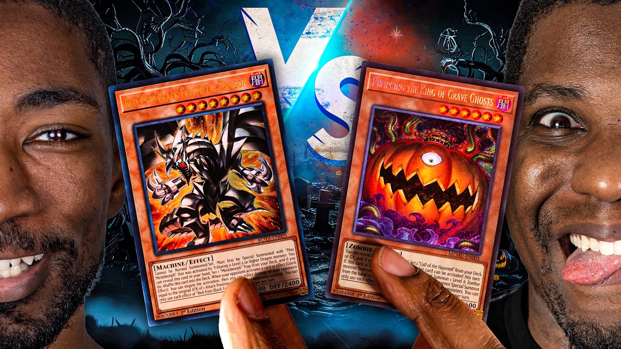 RED-EYES vs PUMPKING! Yu-Gi-Oh Joey VS Bonz Anime Theme Duel!