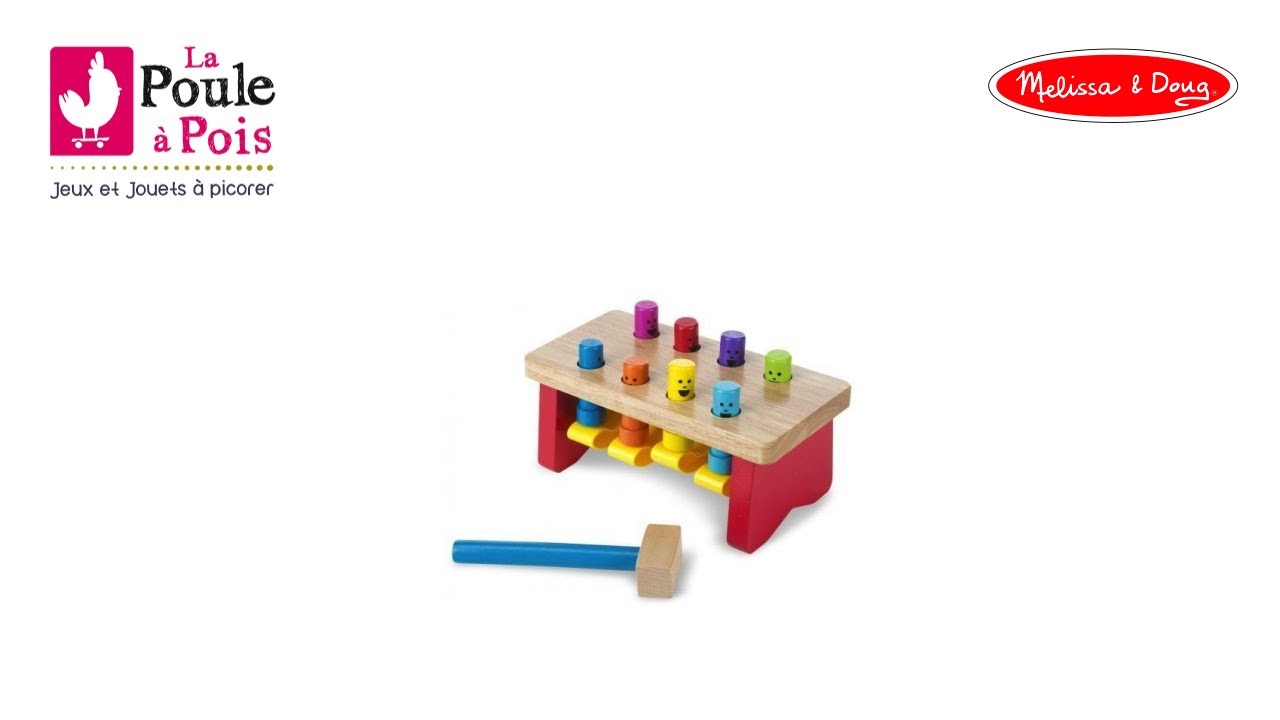 Banc &agrave; marteler - Melissa & Doug - lapouleapois.fr