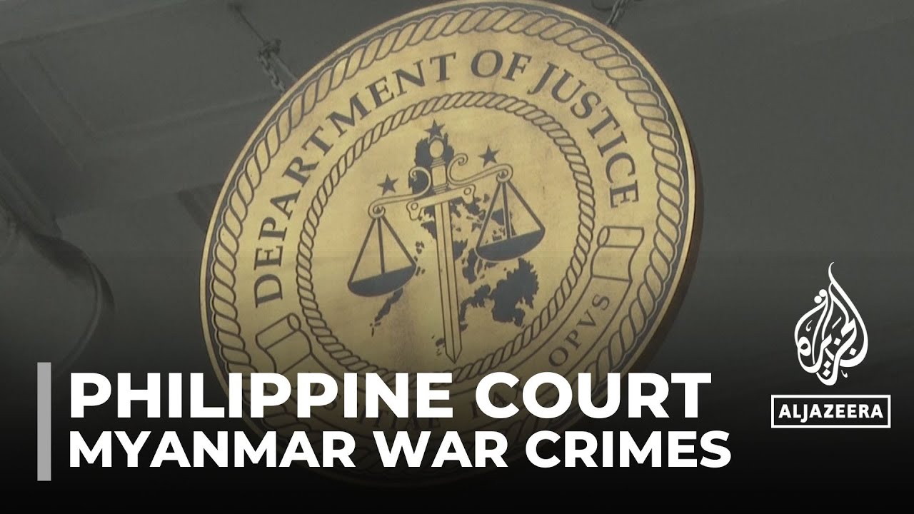 Myanmar war crimes allegations: Junta taken to court in the Philippines