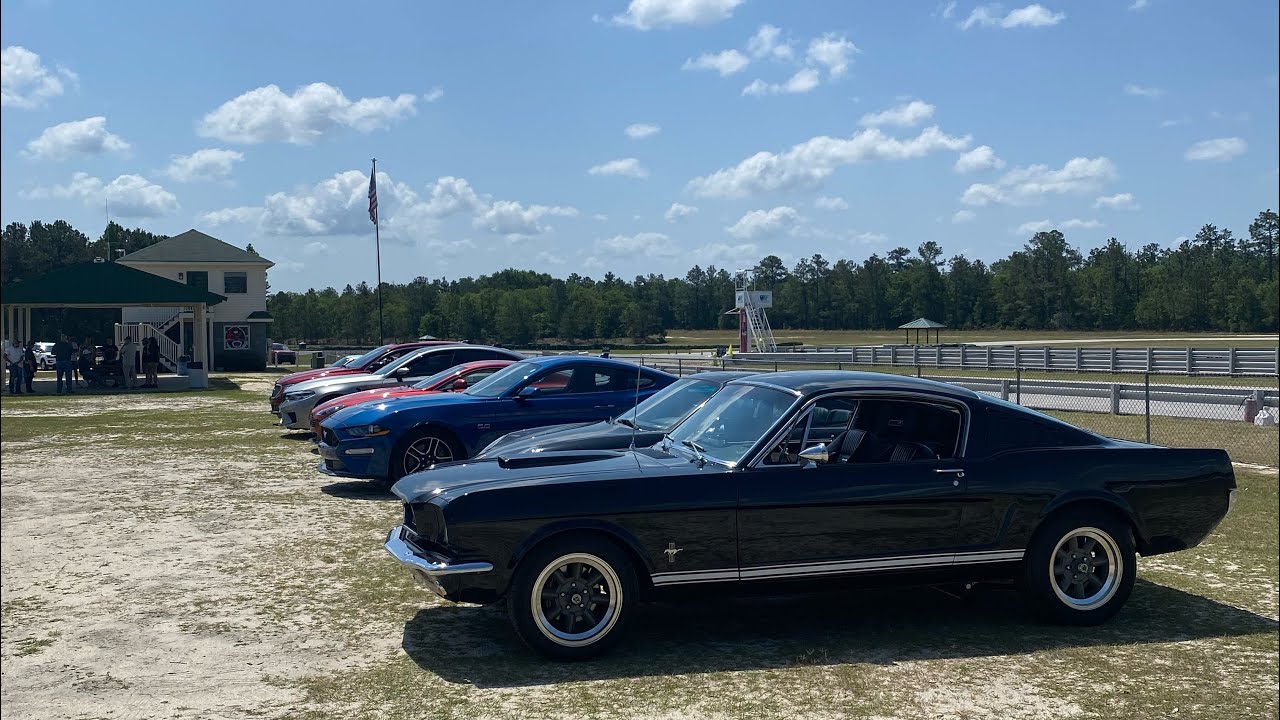 Ford Mustang 65 Fastback 302 5 speed with Shelby GT350 Exhaust Round 1 at CMP Solo