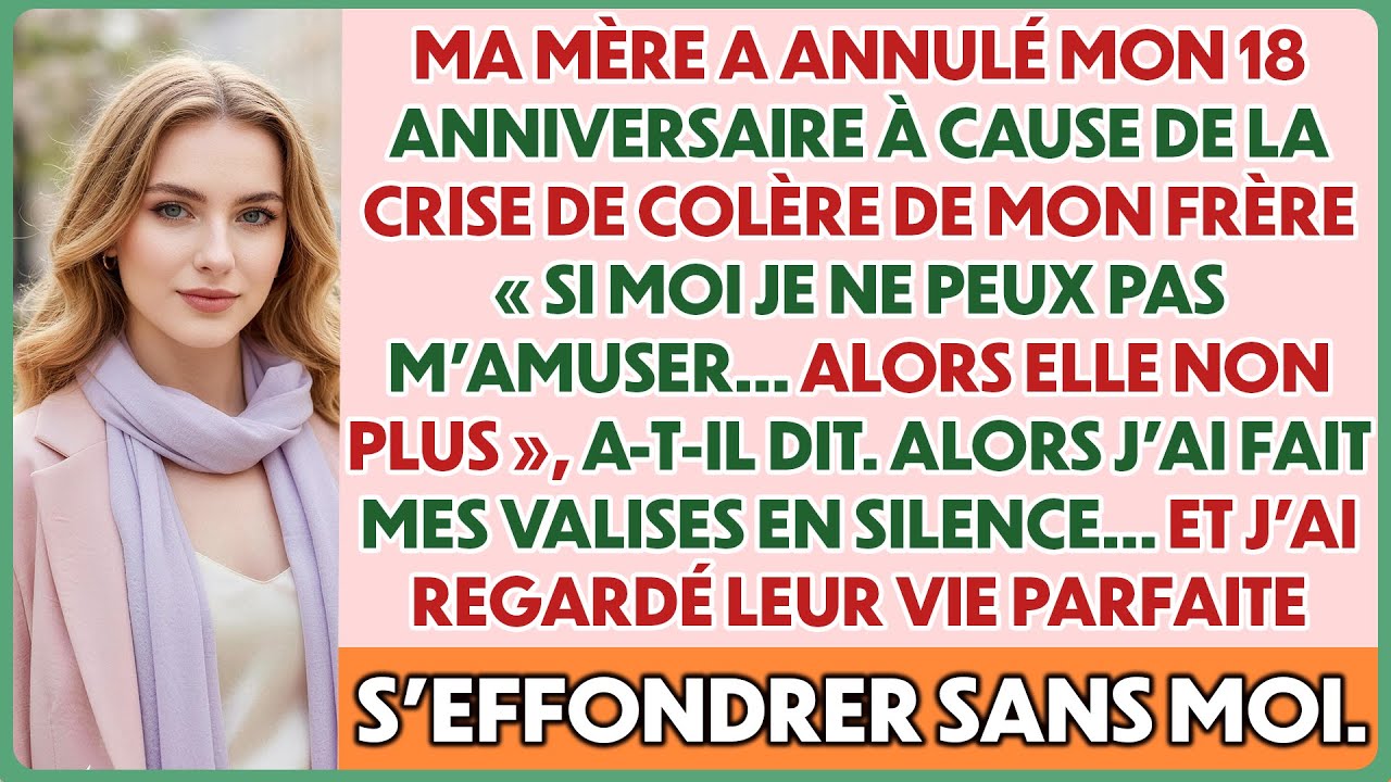 Ma mère s’est moquée de moi à Noël : « Ta sœur a une maison. Et toi ? » J’ai souri.