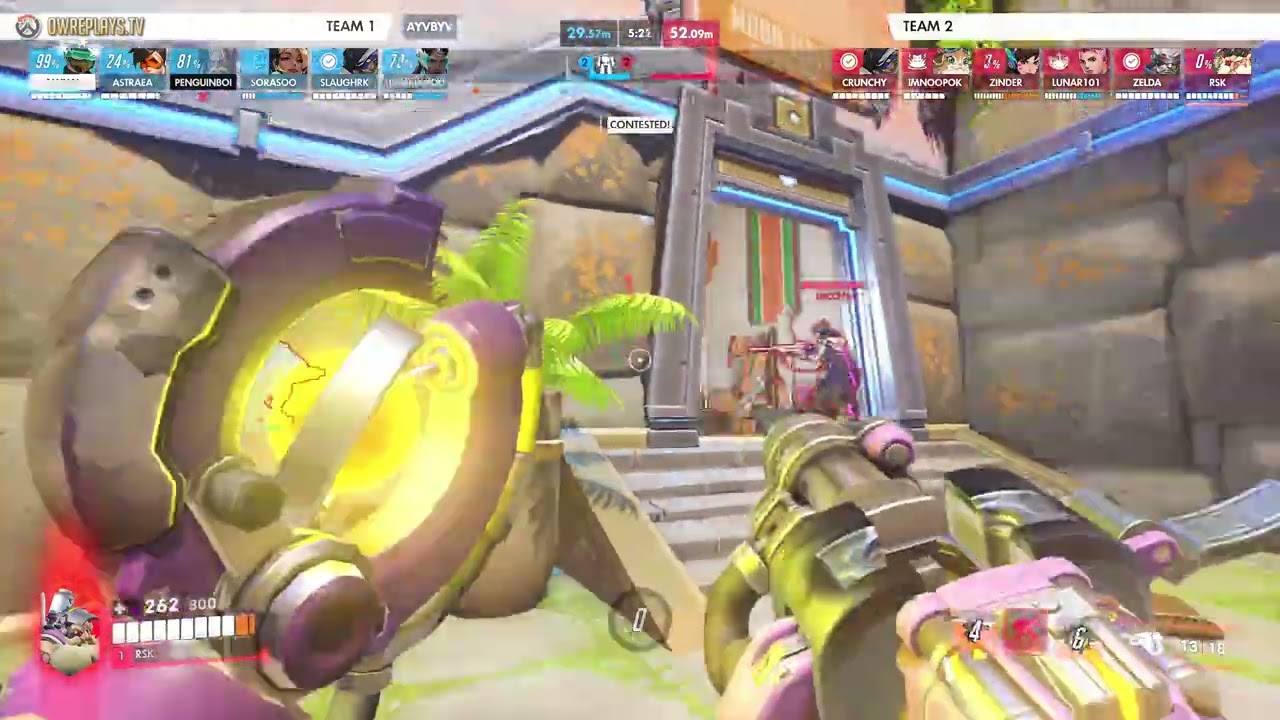 Jetpack Cat’s Lifeline tether saved my slow Torb retreat, synced... by RSK — Overwatch Replay AYVBYV