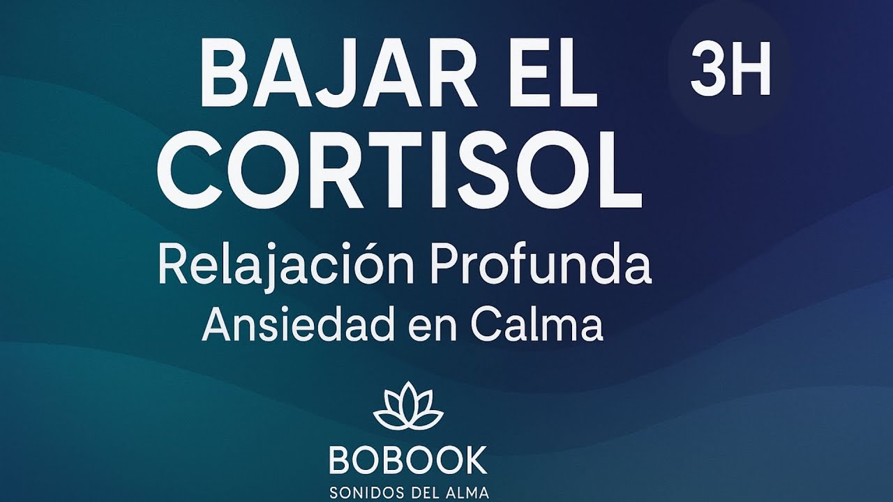 Música para Bajar el Cortisol (3 Horas) | Relajación Profunda y Sueño Reparador