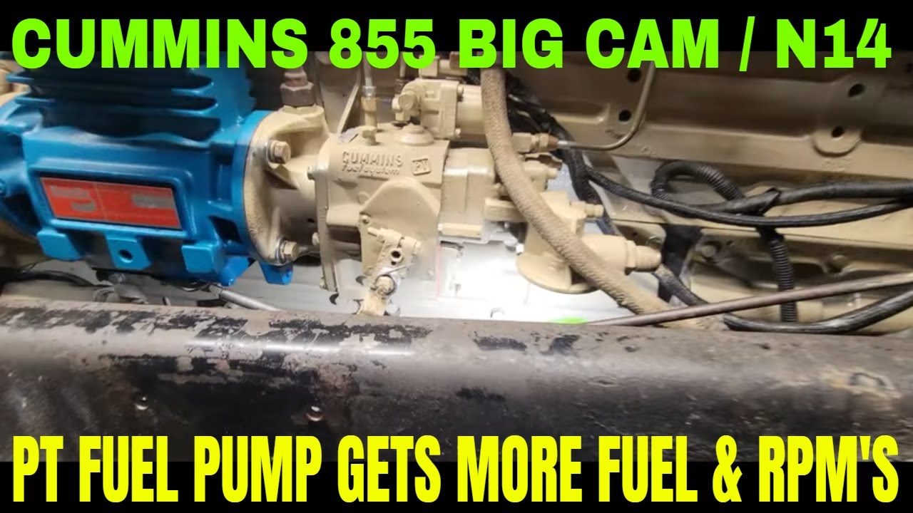 CUMMINS PT PUMP FUEL BUTTON CHANGE, MORE FUEL AND MORE RPMS!