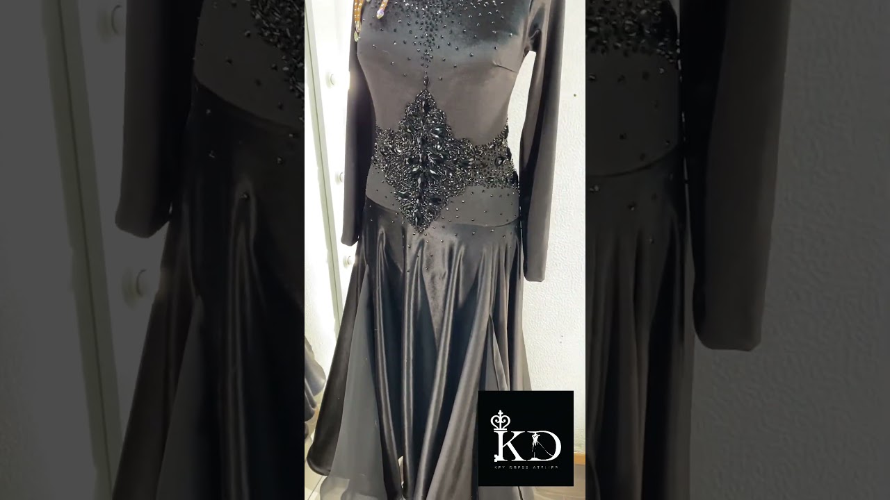 Black ballroom dress by 
