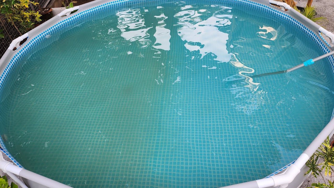 Solusyon sa madumi, malumot at malabong tubig sa pool #intex #swimmingpool #minipool