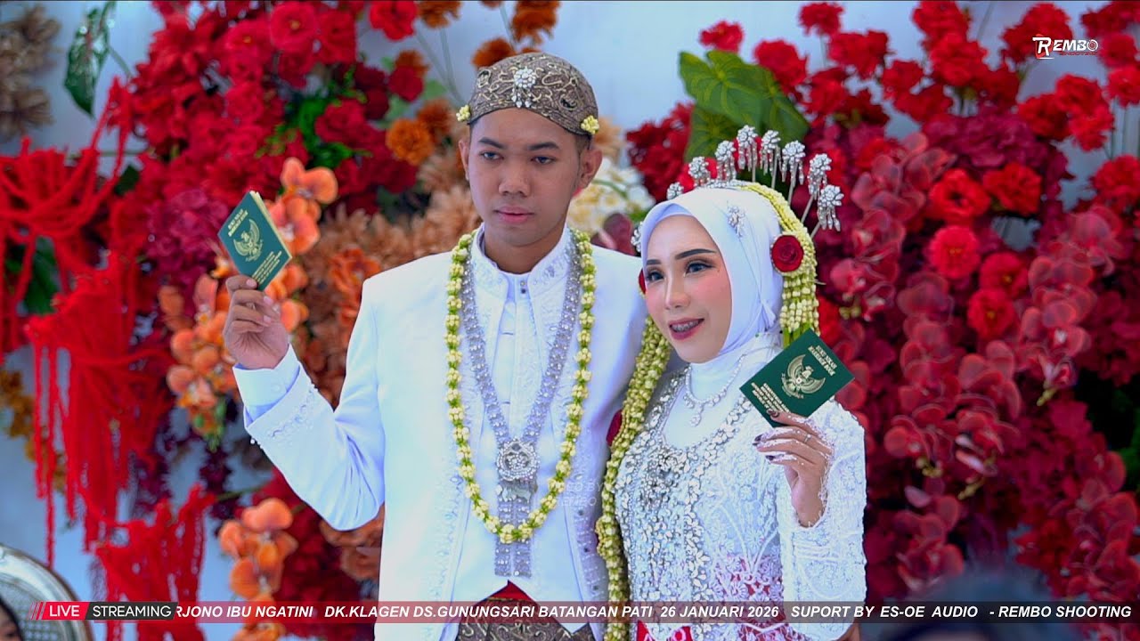 LIVE WEDDING MAMIK LESTARI & ALVIAN SATRIA ANANDA DK.KLAGEN DS.GUNUNGSARI BATANGAN PATI  26 -01 2026