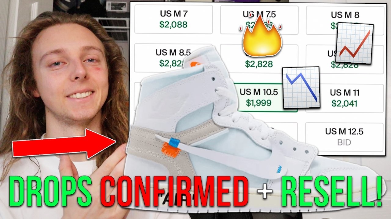 ПОДТВЕРЖДЕНО ПОСТУПЛЕНИЕ🔥! МЕСТА ПЕРЕПРОДАЖИ/РЕЛИЗА VIRGIL ABLOH X AIR JORDAN 1 