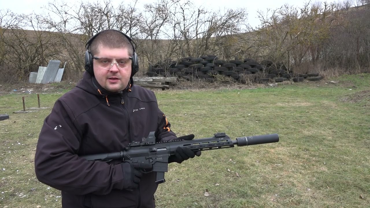 Střelba V-AR 9mm (uzamčený závěr, model 2022)