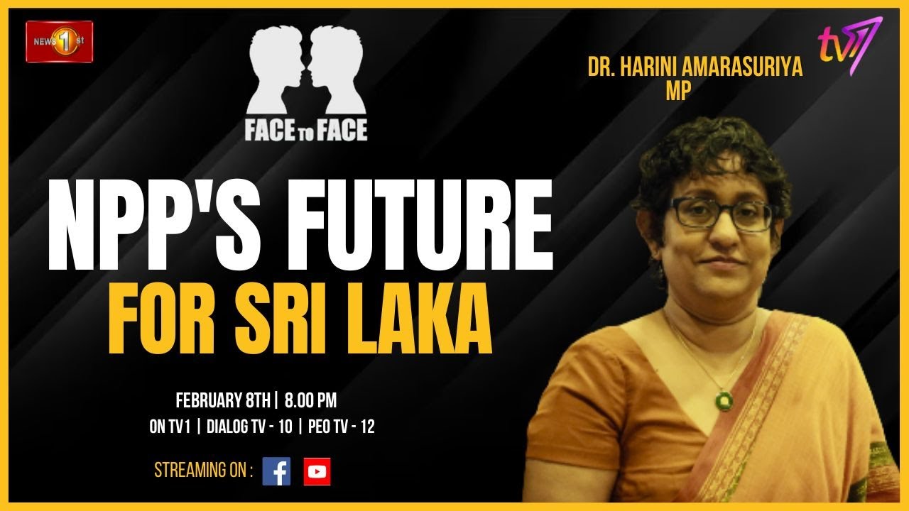 Face to Face | Dr. Harini Amarasuriya | NPP’s future for Sri Lanka | 8th February 2024