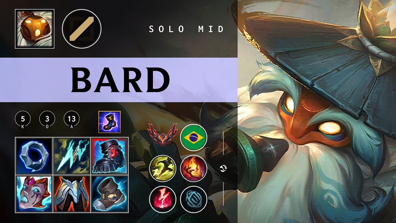 Bard Mid vs Azir - BR Grandmaster Patch 26.03