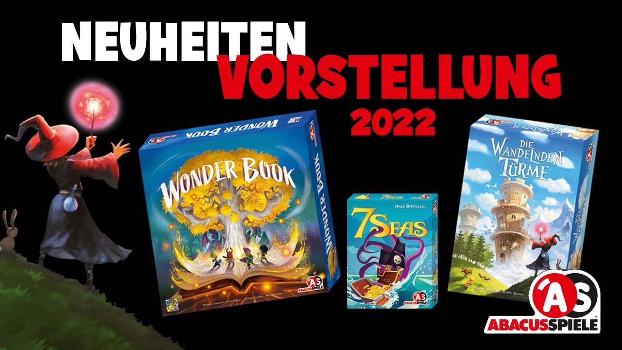 ABACUSSPIELE  Unsere Fr&uuml;hjahrsneuheiten 2022