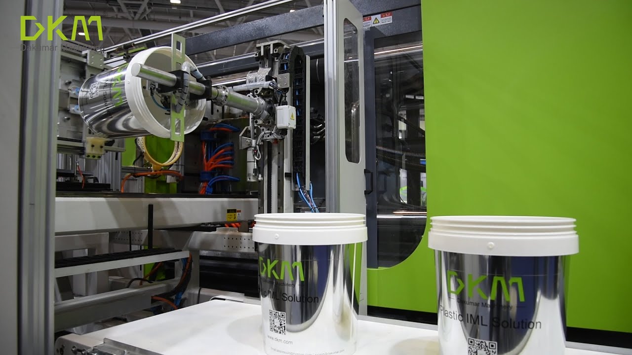 DKM 20L IML Plastic Paint Pail Injection Molding Solution