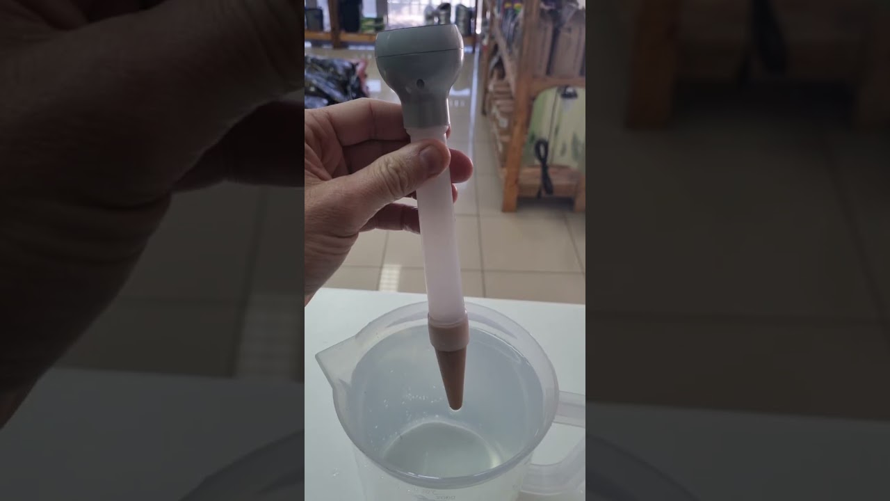 Testing the Blumat Digital Soil Moisture Meter.