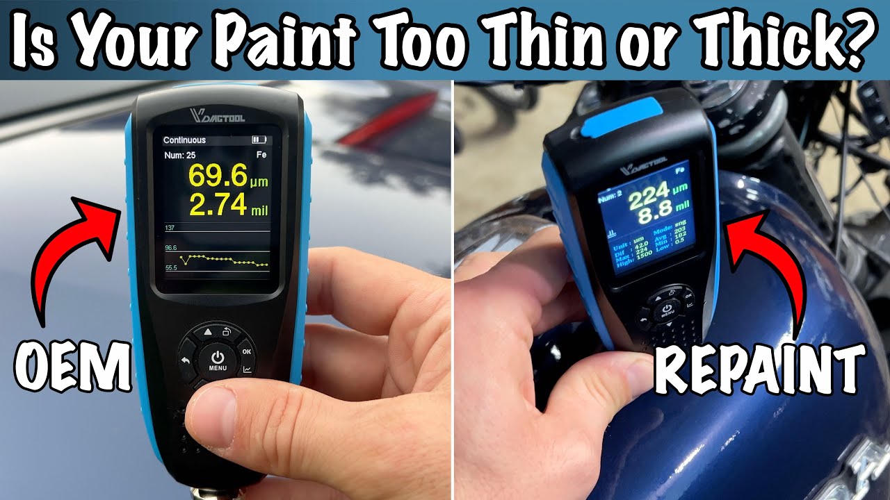 Buying a used car? Bring this VDIAGTOOL VC300 Car Paint Thickness Gauge with you!