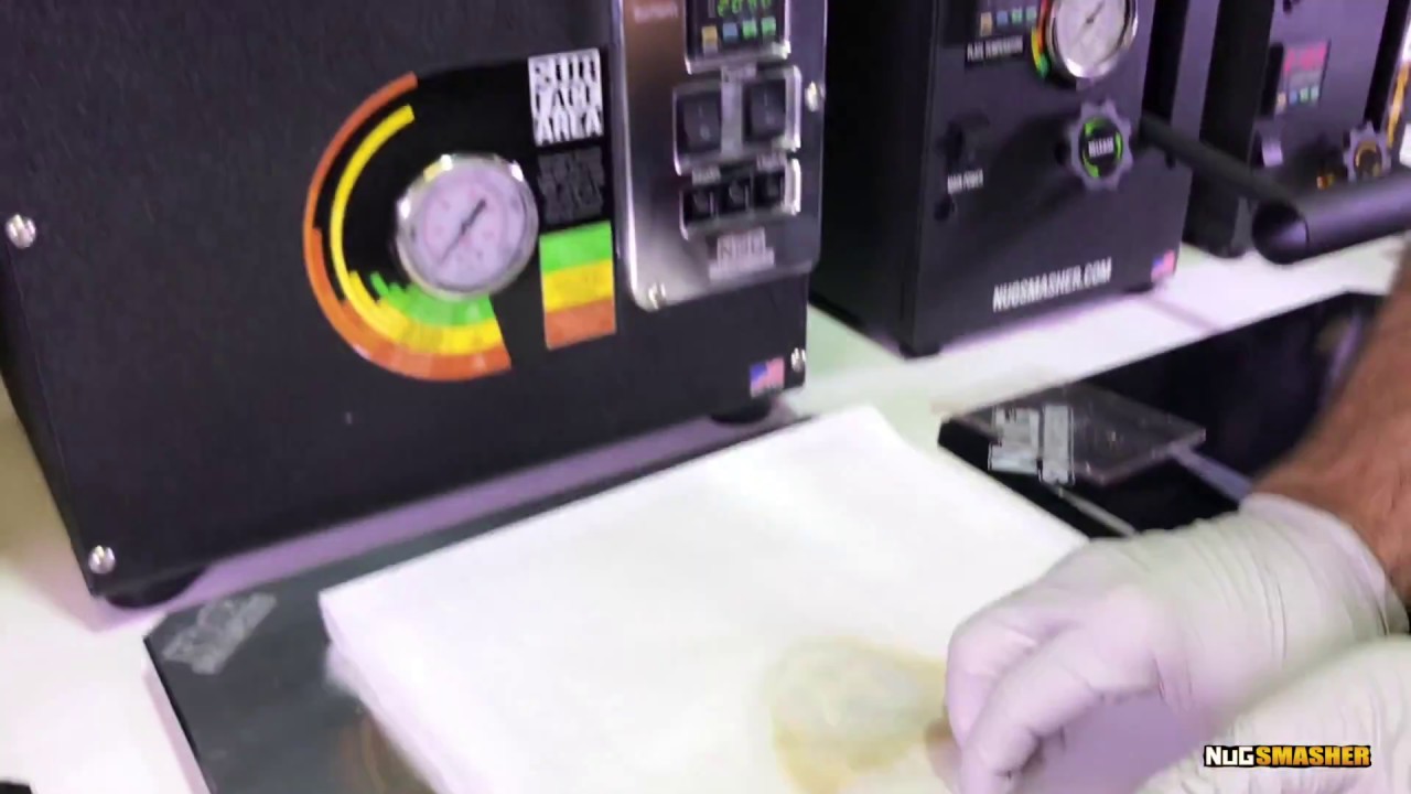 Learn How To Use A NugSmasher Rosin Press