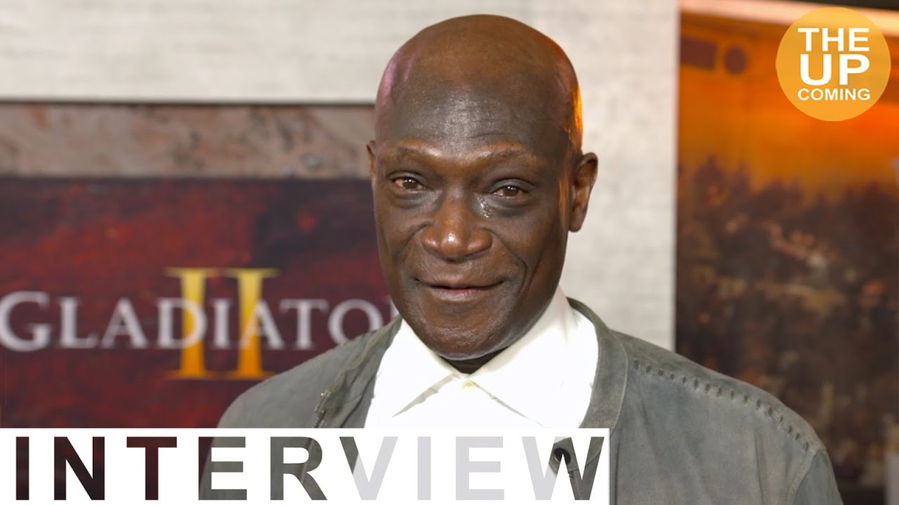 Peter Mensah interview Gladiator II premiere Los Angeles, Ridley Scott