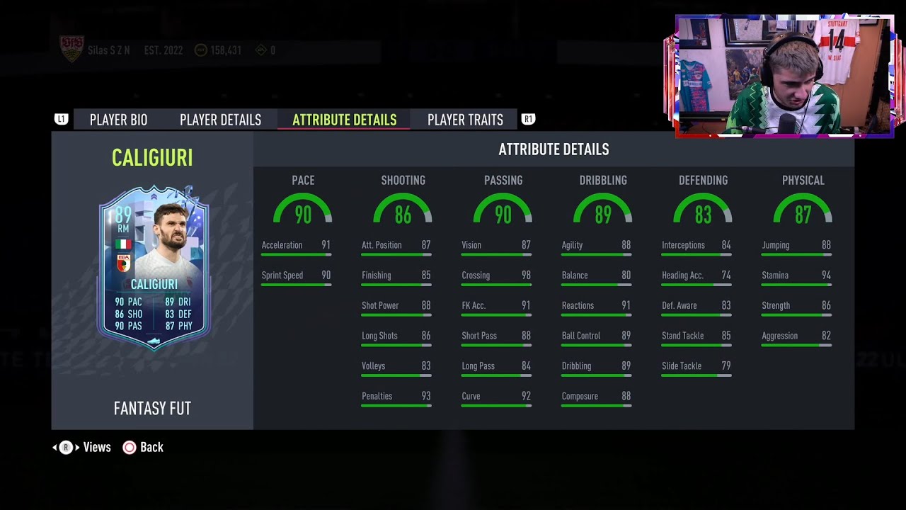 Danny Aarons reacts to FUT Fantasy Caligiuri SBC
