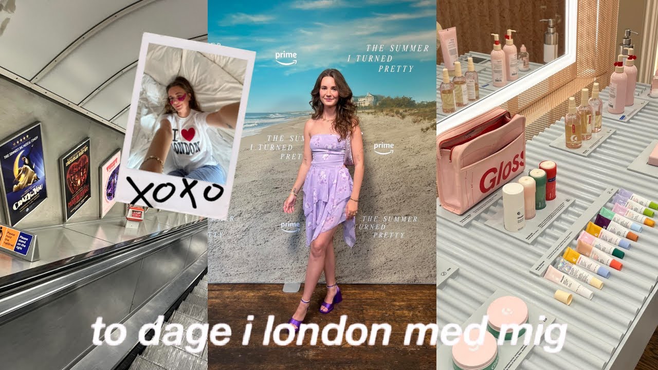 TAG MED MIG TIL LONDON: HYGGER RUNDT & SHOPPER, THE SUMMER I TURNED PRETTY PREMIERE & HAUL *VLOG*