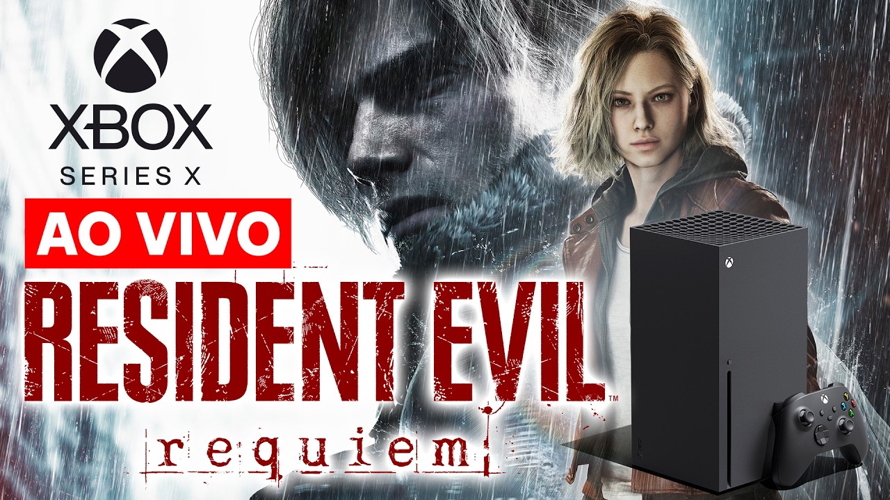RESIDENT EVIL REQUIEM no Xbox SERIES X [AO VIVO] - Obrigado @CapcomBrasil @capcom