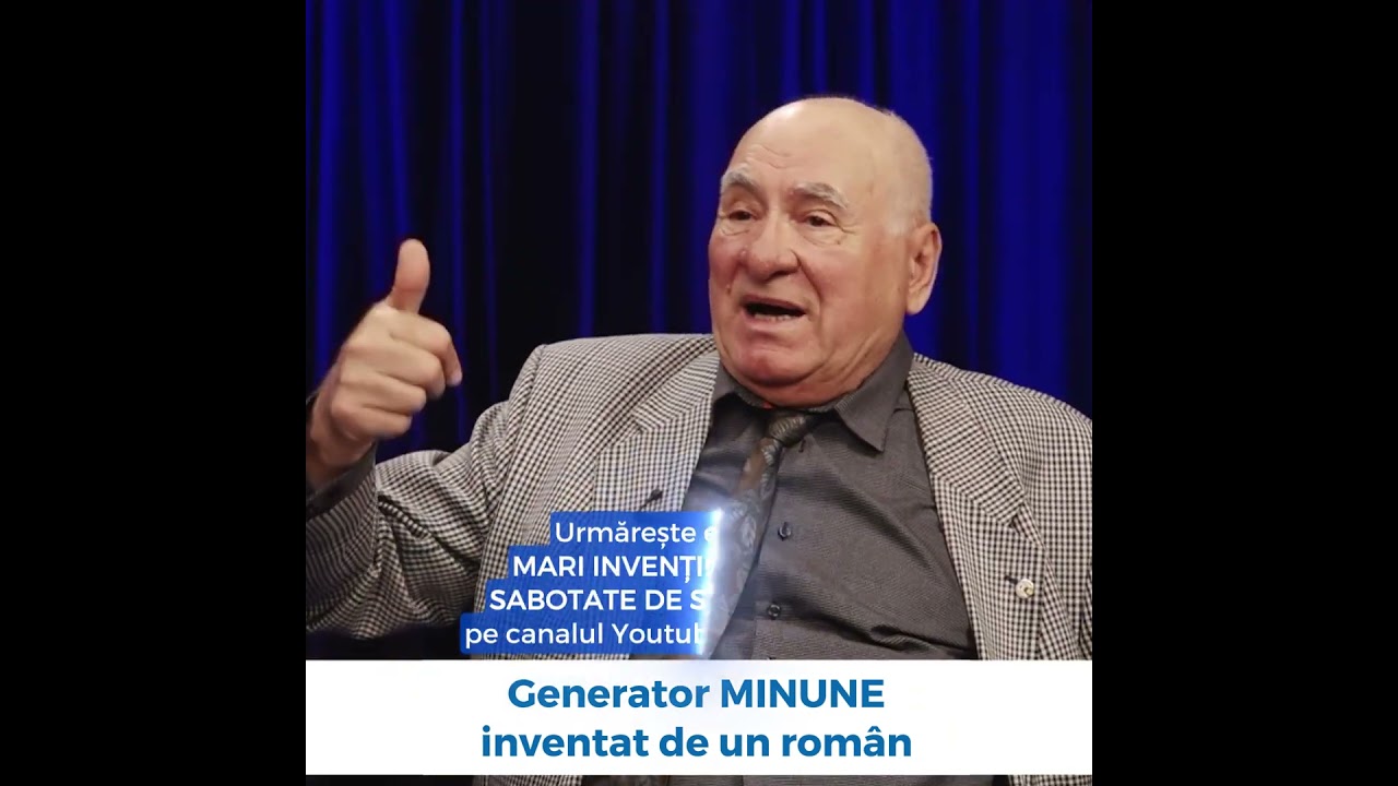Generator MINUNE inventat de un rom&acirc;n #inventii #romania #tehnologie #energie #generator #electric