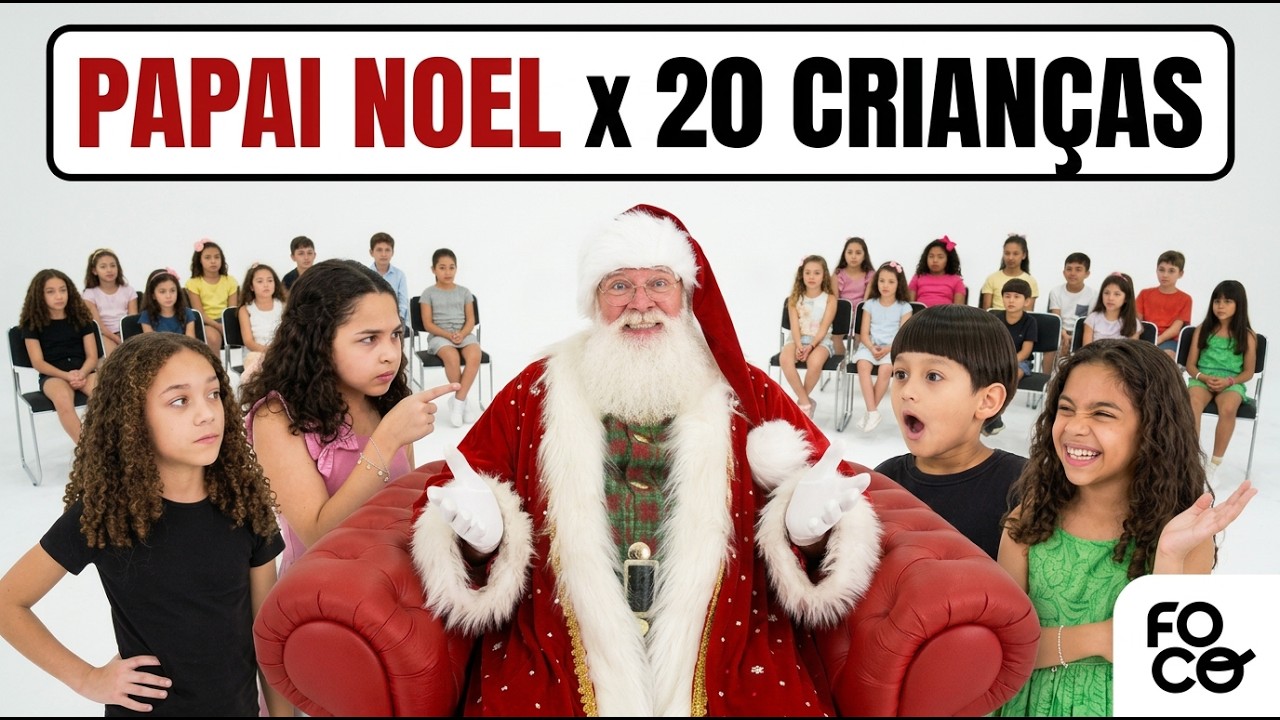 20 CRIAN&Ccedil;AS VS PAPAI NOEL