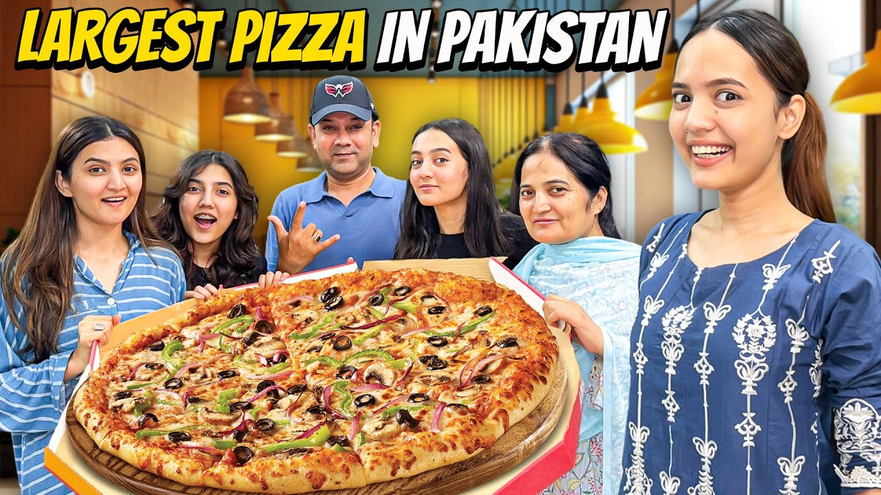 I Ordered the Largest Pizza of Pakistan🍕|Sub Ghar walay Shocked hogaye😱|Sistrology