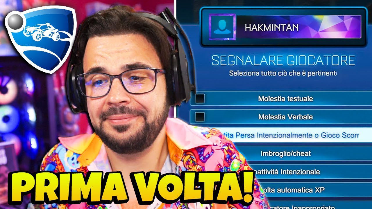 Ho Segnalato il Mio Primo Giocatore in ROCKET LEAGUE