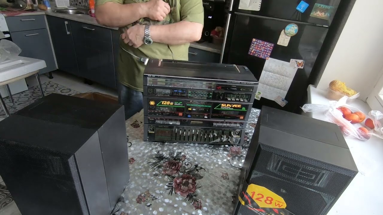 Распаковка копии Sharp HK-9000, капсула времени!!!