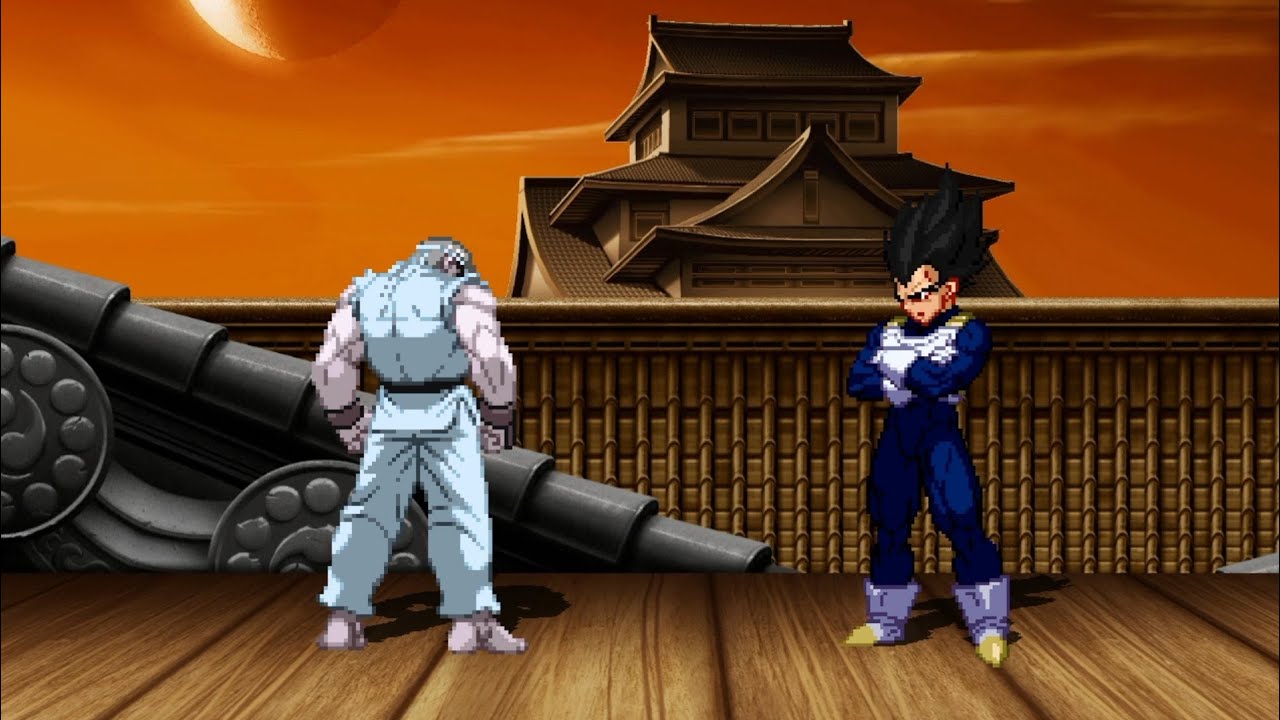 DRAGON RYU vs VEGETA - High Level Insane Fight!