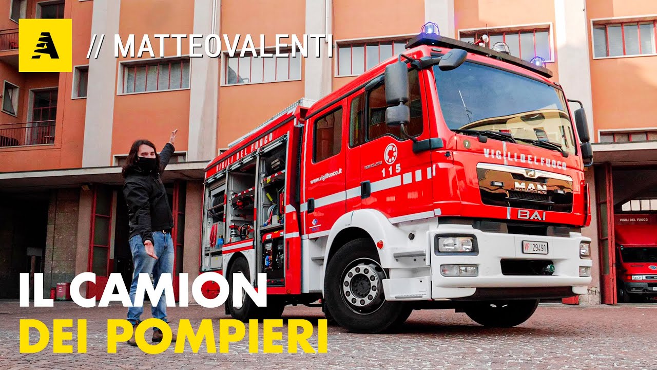 I segreti del CAMION dei POMPIERI | Come funziona l'APS Man-Bai dei Vigili del Fuoco