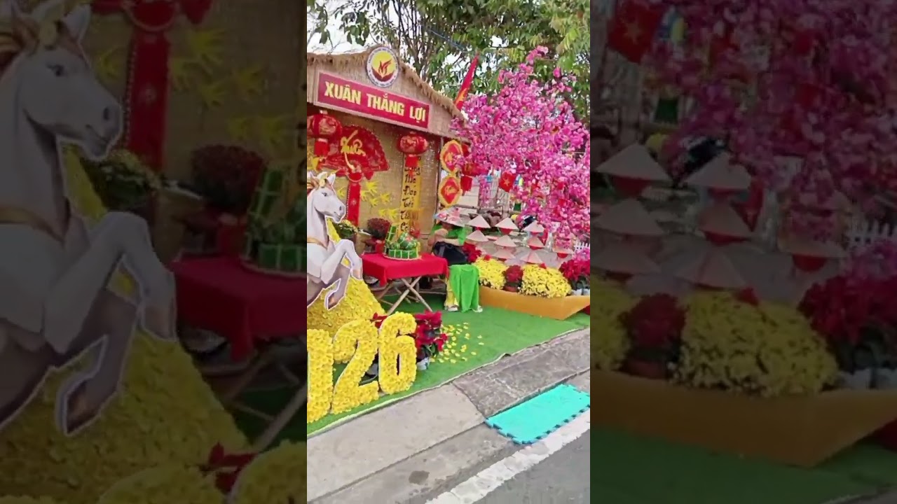 Hội thi trang trí tiểu cảnh phường Long an