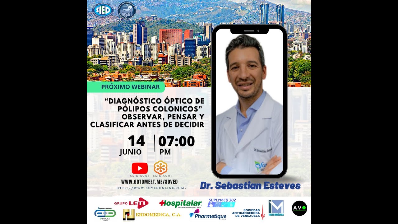 Diagn&oacute;stico &Oacute;ptico de P&oacute;lipos Colonicos - Dr. Sebastian Esteves