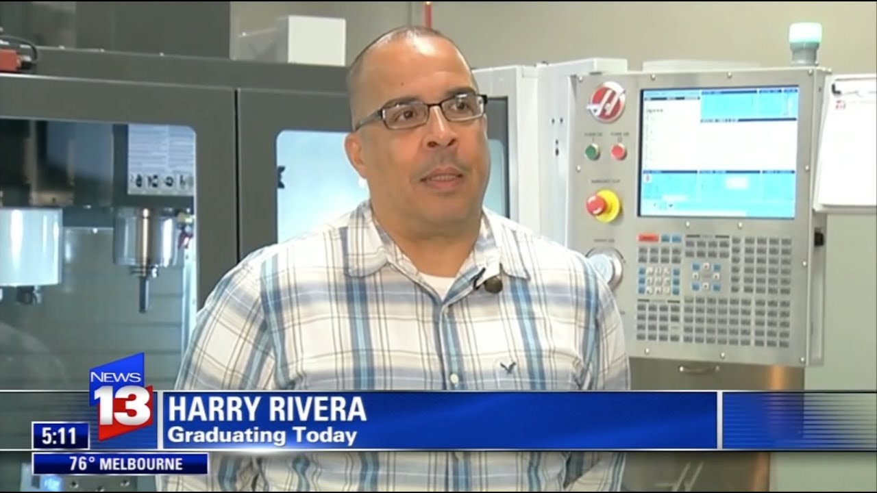 Training Workers for Florida’s High-tech Manufacturing Jobs - Valencia College (credit: News 13)