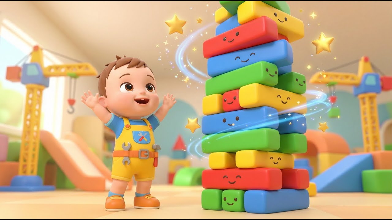 Milo Builds It Up Up Up | Fun Building Song for Toddlers