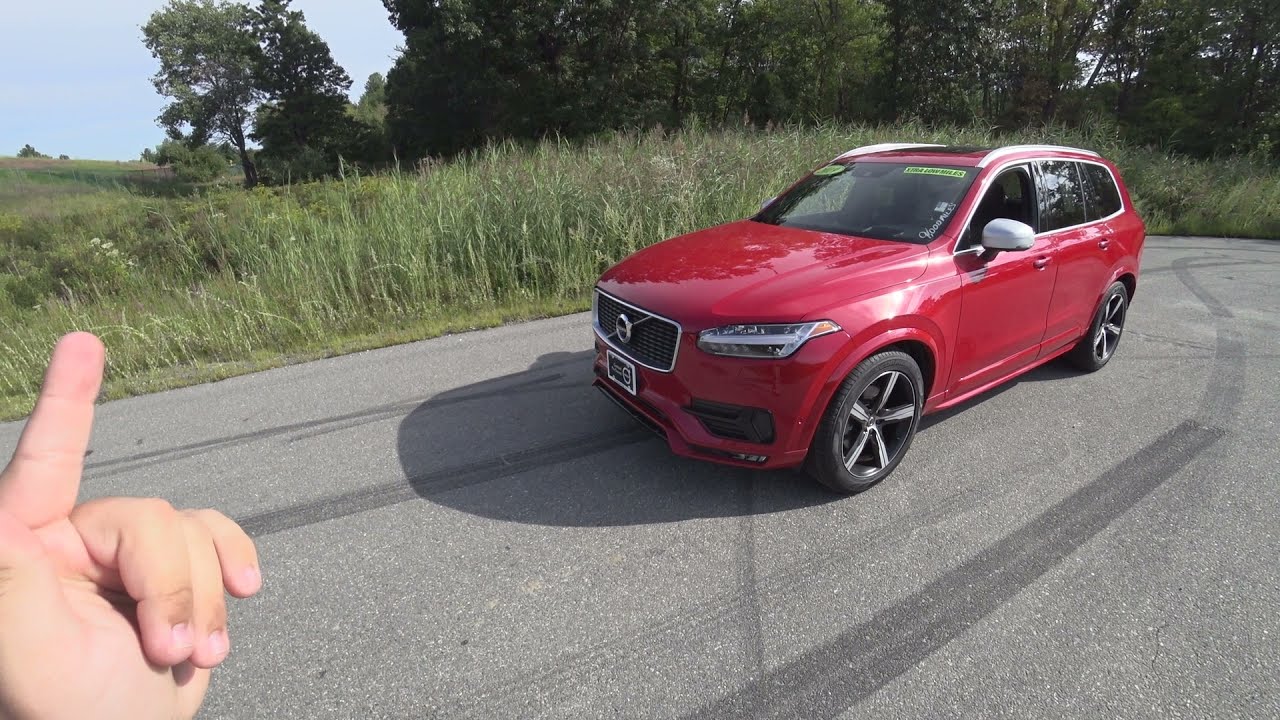 Обзор Volvo XC90 T6 R-Design 2019 года от первого лица.