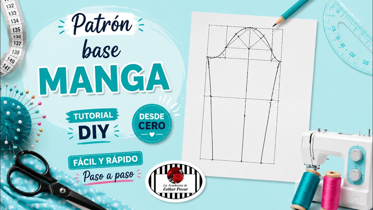 DIY Costura.Patrón base manga