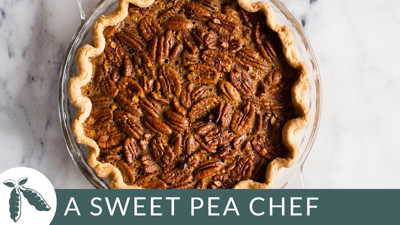Healthy Pecan Pie - How to Make Pecan Pie | A Sweet Pea Chef
