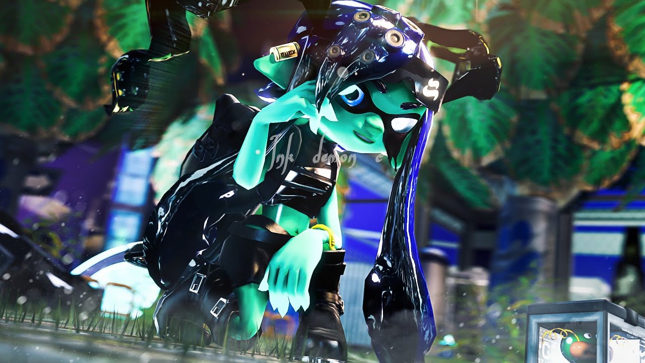 [splatoon sfm] Sanitized Demon Poster Timelapse