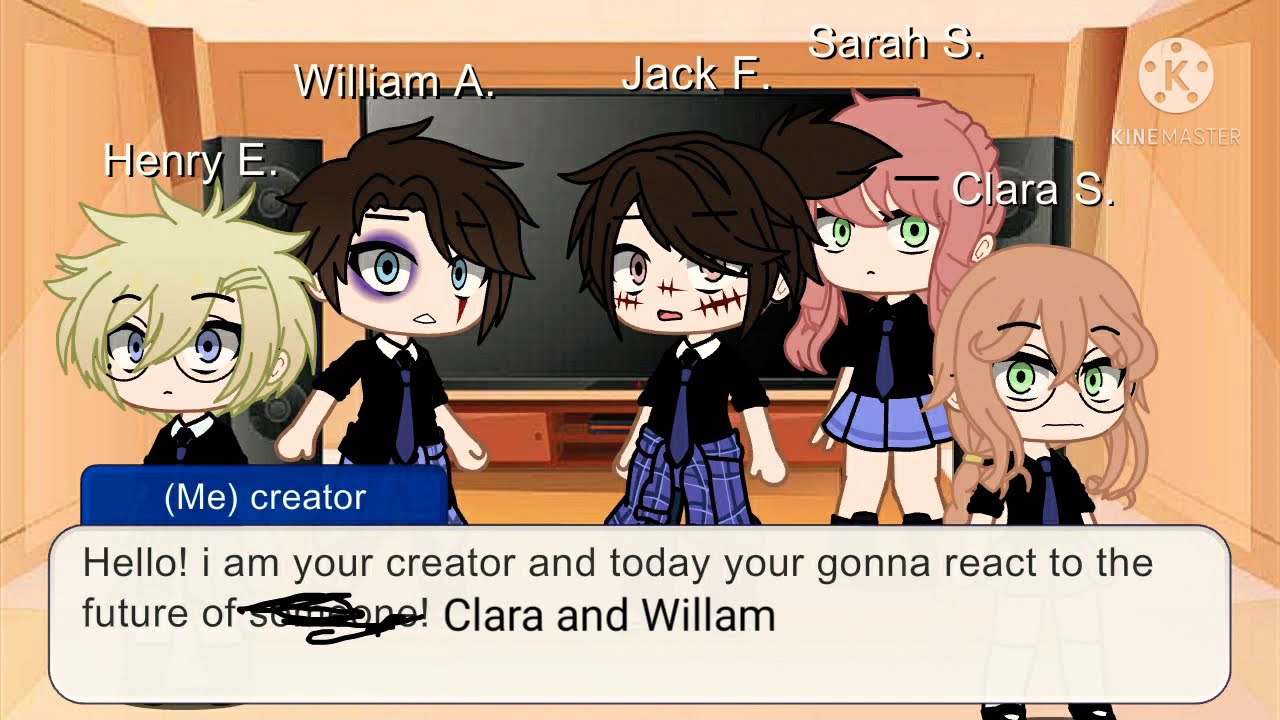 Past William and his Classmates react •Lønely Millie• •Gacha Club•