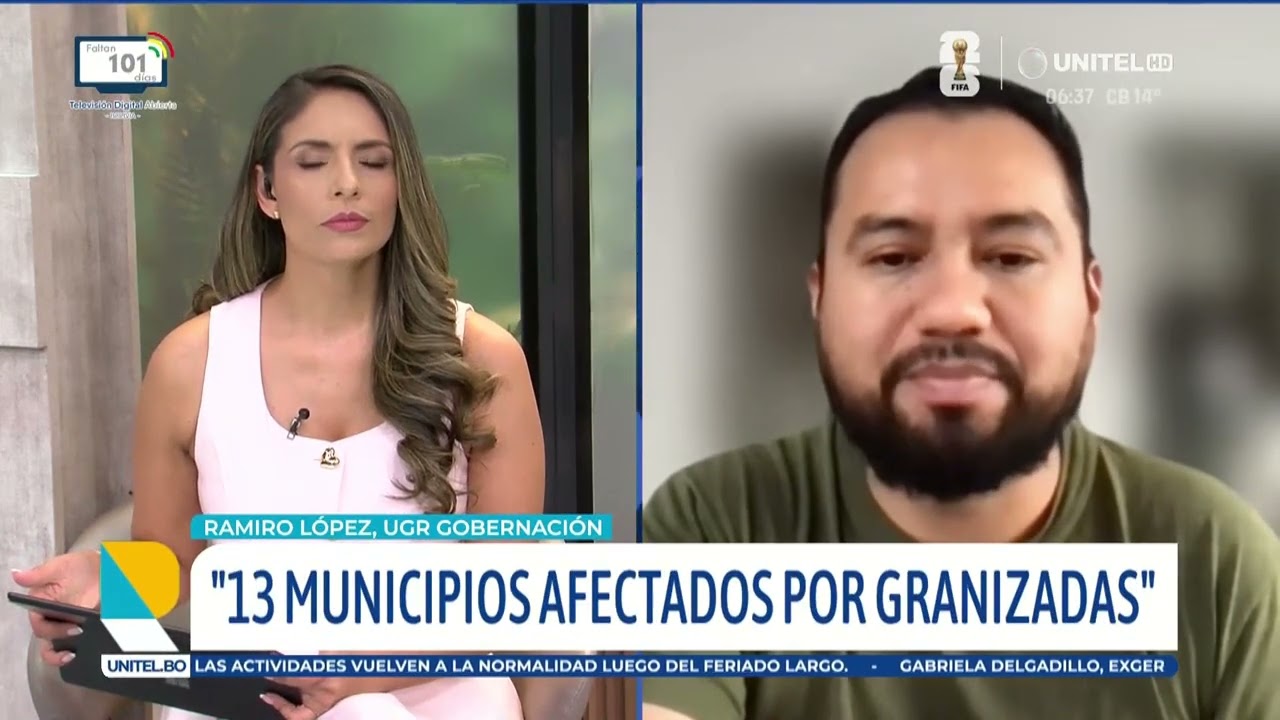 Vientos huracanados y granizadas afectan a 13 municipios de Cochabamba